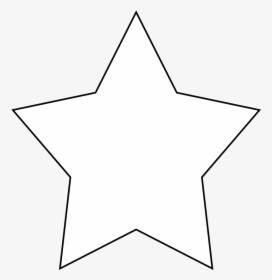 5-point Star Clipart - Vector White Star Png, Transparent Png, Transparent PNG