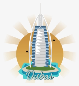 Dubai Burj Al Arab Transparent Png Image - Burj Al Arab Png, Png Download, Transparent PNG