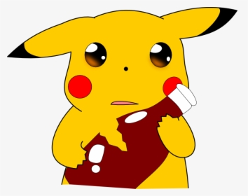 Sad Pikachu Broken Ketchup Clipart , Png Download - Pikachu With Ketchup Png, Transparent Png, Transparent PNG