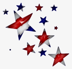 Transparent Red White And Blue Stars, HD Png Download, Transparent PNG