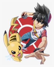 Transparent Sad Pikachu Png - 1 Red Pokemon Trainer, Png Download, Transparent PNG