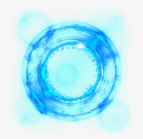 Realistic Blue Circle Transparent Decorative Effect - Blue Lights Transparent Background, HD Png Download, Transparent PNG