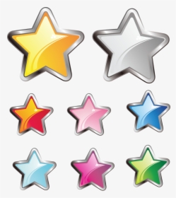Transparent Starry Background Clipart - Stars Vector Free Download, HD Png Download, Transparent PNG