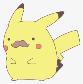 Moustache Pikachu, HD Png Download, Transparent PNG