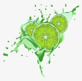 #mq #green #lime #splash #fruits - Green Lemon Png, Transparent Png, Transparent PNG