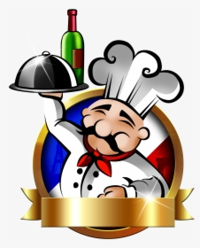 6 Images - Cartoon French Chef, HD Png Download, Transparent PNG