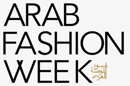 Arab Fashion Week New Logo - Arab Fashion Week Dubai, HD Png Download, Transparent PNG