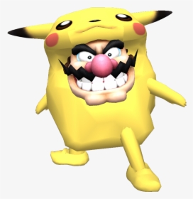 Image - Wario In A Pikachu Costume, HD Png Download, Transparent PNG