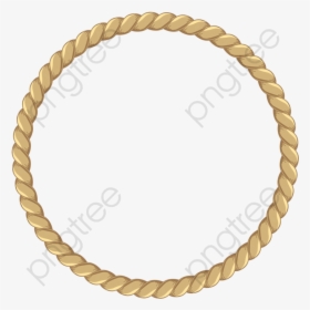 Circle Rope Png - Golden Chain Round Png, Transparent Png, Transparent PNG