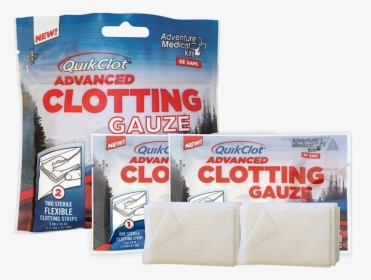 Quikclot Gauze Contents Quikclot Gauze Strt - Quikclot Army Grade Bandage Dressing, HD Png Download, Transparent PNG