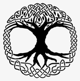Celtic Tree Of Life And Our Logo - Celtic Tree Of Life Silhouette, HD Png Download, Transparent PNG