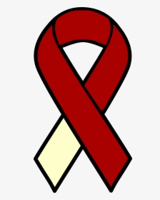 Head And Neck Cancer Ribbon Clip Arts - Head And Neck Cancer Symbol, HD Png Download, Transparent PNG