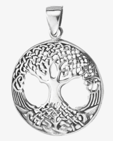 Sterling Silver Celtic Tree Of Life Pendant - Pendant, HD Png Download, Transparent PNG