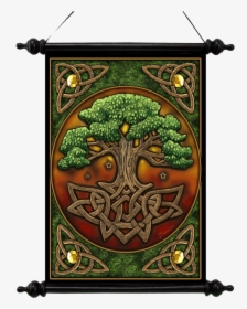 Tree Of Life Celtic Stained Glass, HD Png Download, Transparent PNG