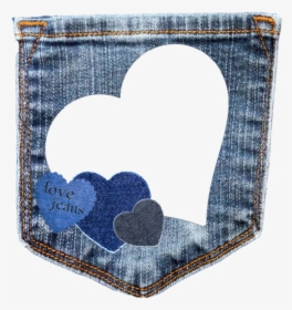 #jeans #denim #blue #pants #pocket #clothing #cute - Jeans Pocket Clip Art, HD Png Download, Transparent PNG
