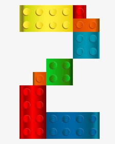 Lego Number Two Png Transparent Clip Art Imageu200b - Lego Number 2 Clipart, Png Download, Transparent PNG