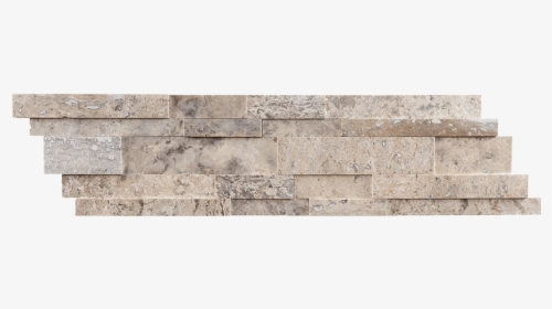 Silver Travertine Mosaic Tile Strips Up And Down Mosaic - Concrete, HD Png Download, Transparent PNG