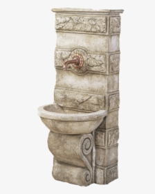 Abelone Wall Cast Stone Outdoor Garden Fountains For - Shelf, HD Png Download, Transparent PNG