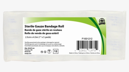 Product Image E1250   							title Gauze Bandage Rolls - Label, HD Png Download, Transparent PNG