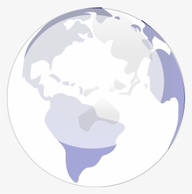 Globe, World, Drawing, Earth, Map, Planet, America - Mundo Png Desenho Branco, Transparent Png, Transparent PNG