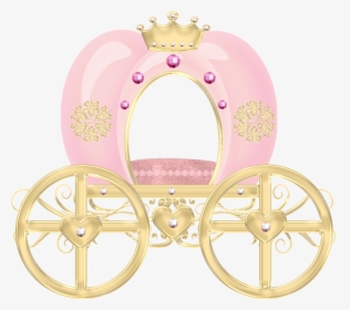 Transparent Baby Stroller Clipart - Princess Carriage Pink Clip Art, HD Png Download, Transparent PNG