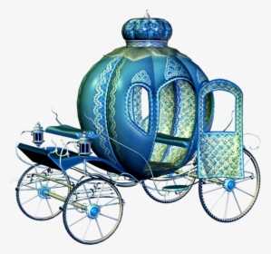 #freetoedit #carriage #princess #cinderella #snow White - Blue Cinderella Carriage Clipart, HD Png Download, Transparent PNG