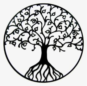 Tree Of Life Oak Clip Art - Simple Tree Of Life Outline, HD Png Download, Transparent PNG