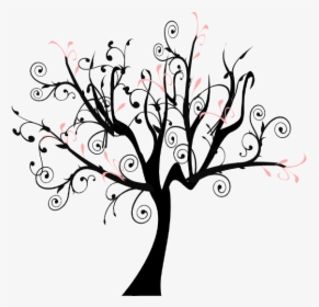 Branch Vine Swirl Tree Svg Clip Arts - Transparent Background Family Tree Clipart, HD Png Download, Transparent PNG