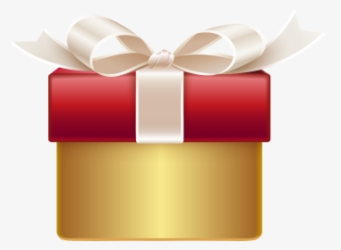 Gold Red Gift Png Clip Art - Gift Wrapping, Transparent Png, Transparent PNG