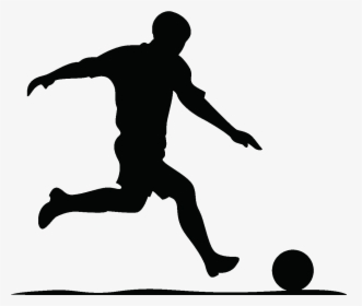 Football Player Silhouette Sport - Free Soccer Player Vector, HD Png Download, Transparent PNG