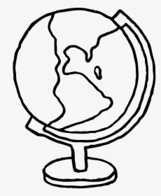 Simple Globe Drawing At - Draw A Simple Globe, HD Png Download, Transparent PNG