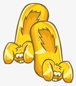 Gold Slippers Cliparts - Gold Items Club Penguin, HD Png Download, Transparent PNG