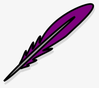 Transparent Purple Feather Png - Red Feather Clip Art, Png Download, Transparent PNG