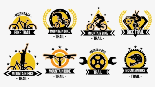Carril Bici Del Vector De Etiquetas - Vector Mountain Bike Logo, HD Png Download, Transparent PNG
