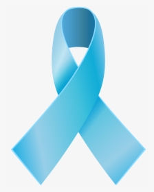 Light Blue Awareness Ribbon Png Clip Art - Transparent Background Breast Cancer Ribbon, Png Download, Transparent PNG