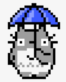 Totoro Pixel Art Png, Transparent Png, Transparent PNG