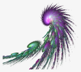 #mq #green #purple #feather #feathers - Green And Purple Feather, HD Png Download, Transparent PNG