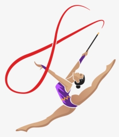 Rhythmic Gymnastics Ribbon Png , Png Download - Rhythmic Gymnastics Ribbon Png, Transparent Png, Transparent PNG