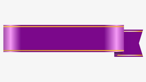 Clip Art Banner Png Clipart Picture - Purple Ribbon Banner Png, Transparent Png, Transparent PNG