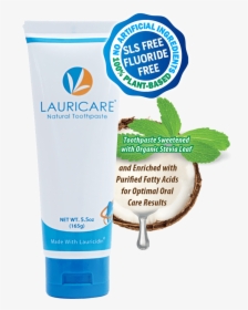 Pure Monolaurin Natural Toothpaste - Lauricare Toothpaste, HD Png Download, Transparent PNG