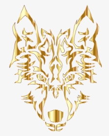 Symbol,wing,fictional Character - Golden Wolf Logo Png, Transparent Png, Transparent PNG