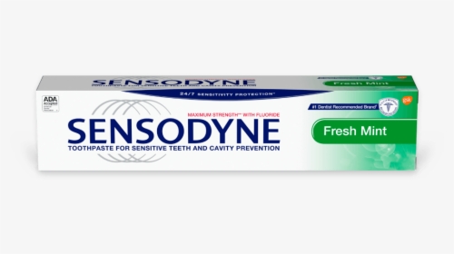 Sensodyne Toothpaste In Fresh Mint - Sensodyne Sensitive Toothpaste, HD Png Download, Transparent PNG