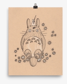 My Neighbor Totoro Art Print, HD Png Download, Transparent PNG