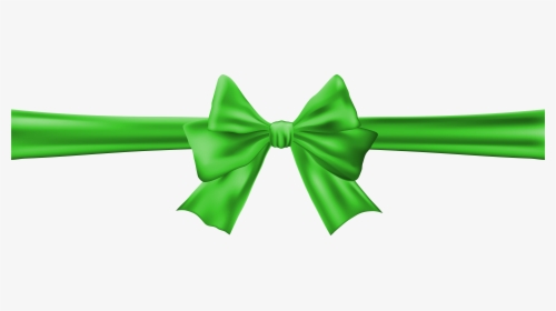 Green Ribbon Bow Png - Transparent Green Bow, Png Download, Transparent PNG