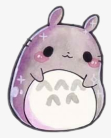 Totoroo So Cuteee Totoro Kawaii Cute Strangeanima - Kawaii Cute Animal Drawings, HD Png Download, Transparent PNG