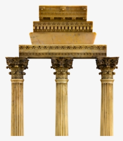 Grand Tour Souvenir Temple Of Castor And Pollux - Column, HD Png Download, Transparent PNG