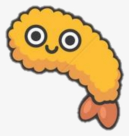 #freetoedit #shrimp #cartoon #food #happy #cartoonfood - Cute Kawaii Shrimp Cartoon, HD Png Download, Transparent PNG