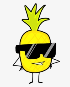 #cool #ananas #coolananas #cartoon #food #becool #glasses, HD Png Download, Transparent PNG