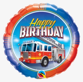 Picture 1 Of - Fire Truck Happy Birthday, HD Png Download, Transparent PNG