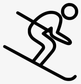 Skiing - Ski Icon Png, Transparent Png, Transparent PNG